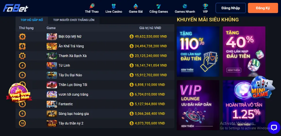 Game Bắn Cá Rồng